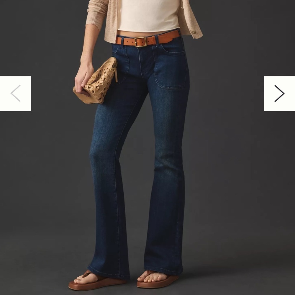 PILCRO by Anthropologie The Icon Low-Rise Flare Jeans - Picture 2 of 11